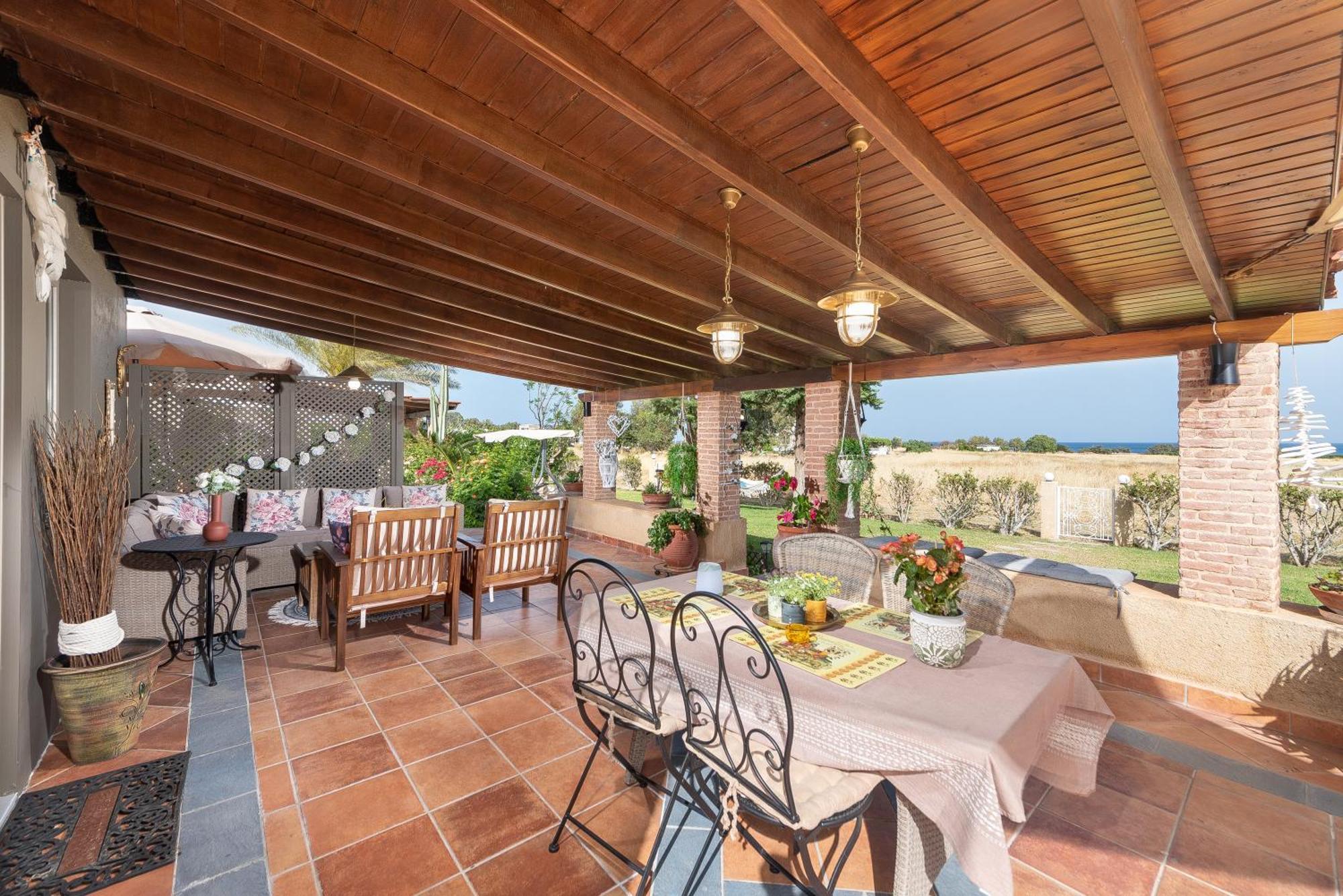 Aelia Sea View Bungalow Jenádi Kültér fotó