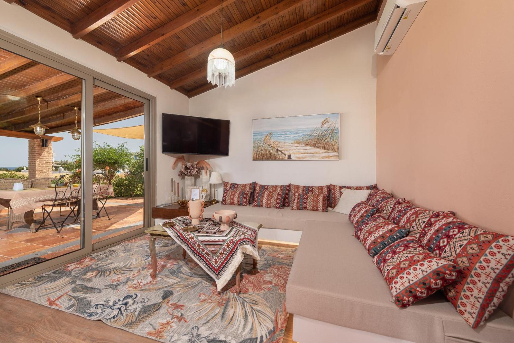 Aelia Sea View Bungalow Jenádi Kültér fotó